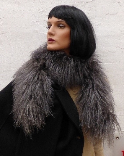 Tibetlamm-Schal cosmic