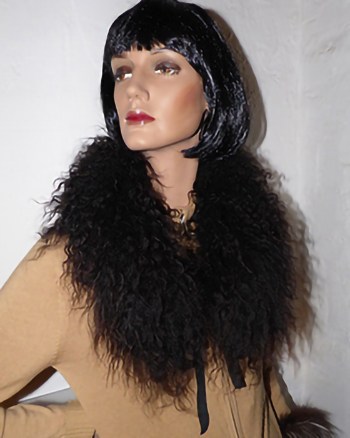 Schal aus Gotland Schaffell